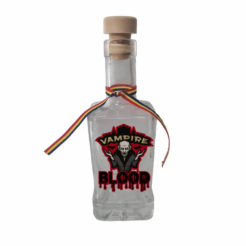 Vampire blood, sticla cu mesaj patrata, 250 ml, model divgs318 23